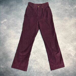 Vintage Levi’s 646 Corduroy Pants Flare Bell Bottoms Maroon 70s Y2K Size 24x27.5